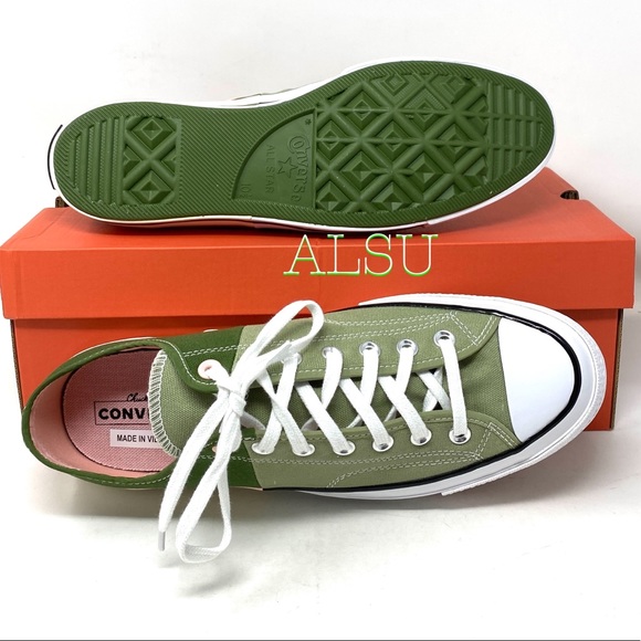 Converse Chuck 70 Low Canvas Street Sage Green Csaual Shoes Men’s Size 168931C - Picture 2 of 10